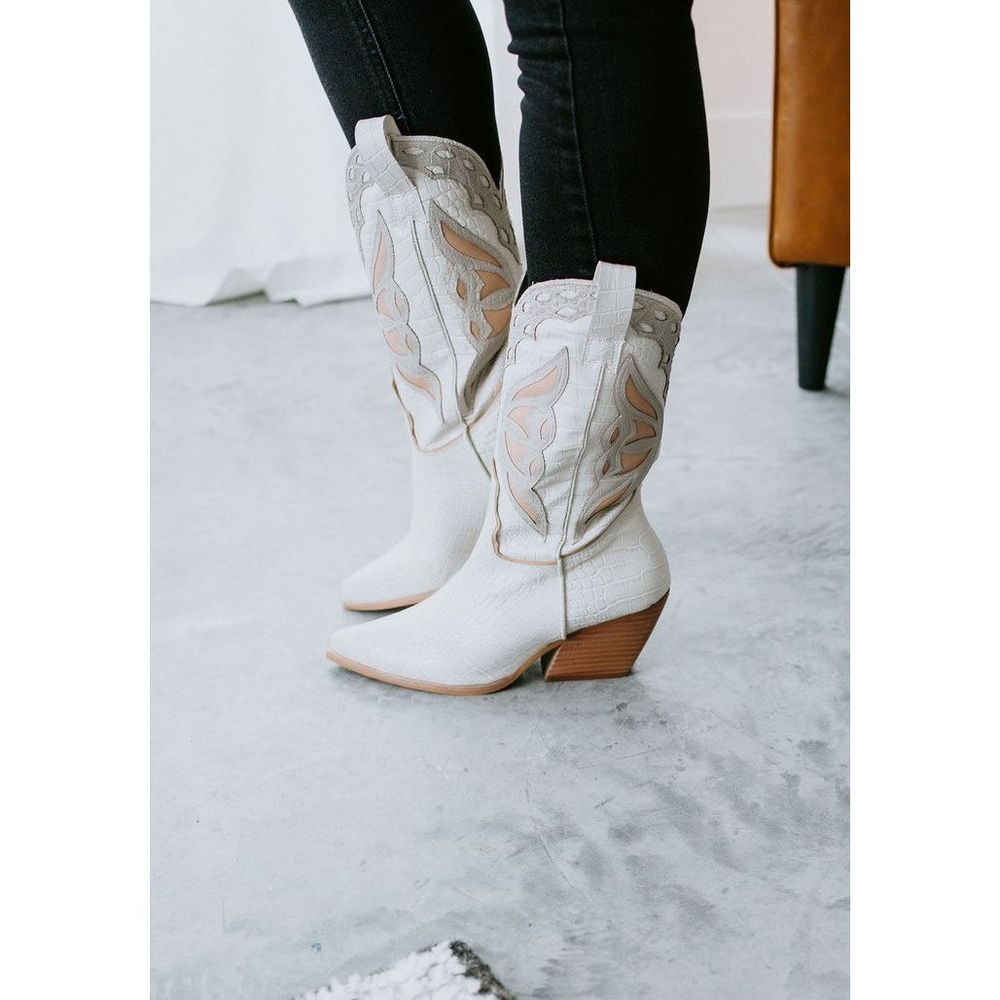 Steve Madden by Free People Wynter Cowboy Boots NEVER WORN - Picture 5 of 12